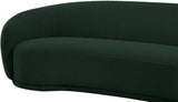 Hyde Boucle Fabric / Engineered Wood / Foam Contemporary Green Boucle Fabric Sofa - 89.5" W x 38" D x 27.5" H