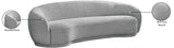 Hyde Boucle Fabric / Engineered Wood / Foam Contemporary Grey Boucle Fabric Sofa - 89.5" W x 38" D x 27.5" H