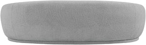 Hyde Boucle Fabric / Engineered Wood / Foam Contemporary Grey Boucle Fabric Sofa - 89.5" W x 38" D x 27.5" H