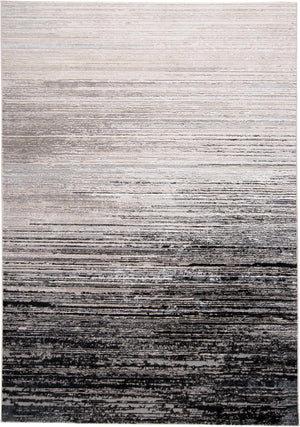 Micah Gradient Textured Metallic Rug, Black/Silver Gray, 8ft x 11ft Area Rug