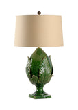 Large Forest Artichoke Lamp