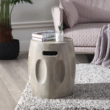 Noble House Ursa Indoor Contemporary Lightweight Concrete Accent Side Table