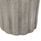 Noble House Delphinus Indoor Contemporary Lightweight Concrete Accent Side Table