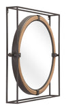 Zuo Modern Capell Steel, MDF, Glass Modern Commercial Grade Mirror Gray Steel, MDF, Glass