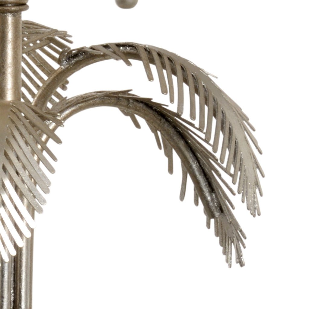 Fine Palm Lamp - Silver