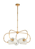 Ring Chandelier - Gold