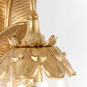 Gold Leaf Sconce (Lg)