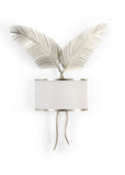 Double Palm Sconce - Silver