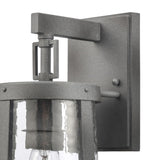 Dakota 14'' High 1-Light Outdoor Sconce - Distressed Zinc