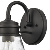 Dovas 11.5'' High 1-Light Outdoor Sconce - Textured Black