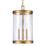 Mendoza 10.25'' Wide 3-Light Pendant - Brushed Gold