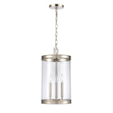 Mendoza 10.25'' Wide 3-Light Pendant - Polished Nickel