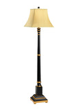 Wood Candlestick Floor Lamp