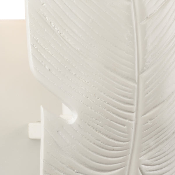 Florida Wall Sconce - Elegant Tropical Leaf Design in White Aluminum for Chic Home Decor