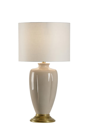 Dimpled Lamp - Taupe