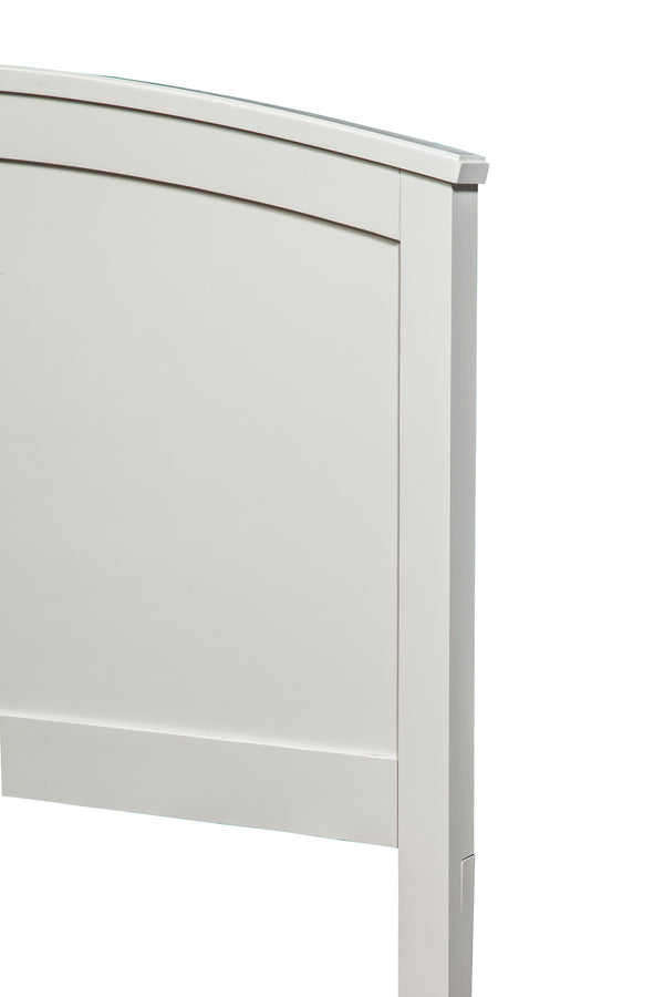 Alpine Furniture Baker Standard King Panel Bed, White 977-W-07EK White Mahogany Solids & Veneer 81 x 86 x 54