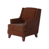 Fusion 260-C Transitional Accent Chair 260-C Bella Burnt Orange Accent Chair