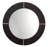 Jamie Young Co. Round Cross Stitch Mirror 6CROS-LGES
