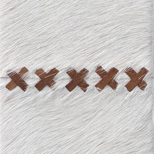 Jamie Young Co. Cross Stitch Rectangle Mirror 6CROS-RECTWH