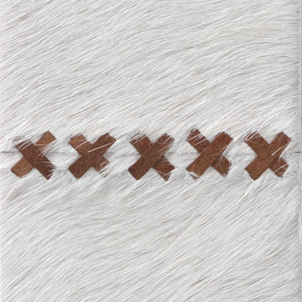 Jamie Young Co. Cross Stitch Rectangle Mirror 6CROS-RECTWH