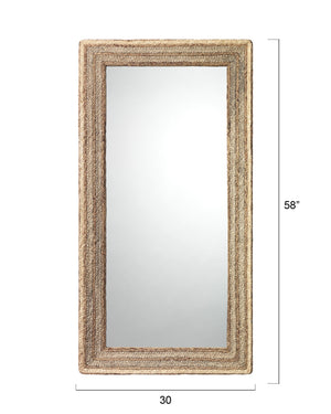 Jamie Young Co. Evergreen Rectangle Mirror 6EVER-RECTSG