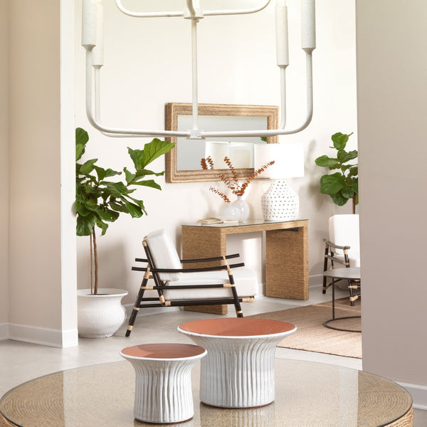 Jamie Young Co. Evergreen Rectangle Mirror 6EVER-RECTSG