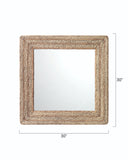 Jamie Young Co. Evergreen Square Mirror 6EVER-SQSG