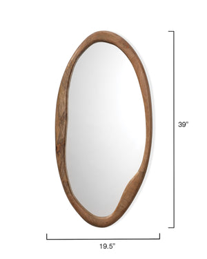 Jamie Young Co. Organic Oval Mirror 6ORGA-OVNA