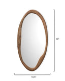 Jamie Young Co. Organic Oval Mirror 6ORGA-OVNA