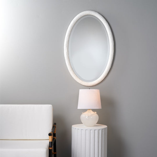 Jamie Young Co. Ovation Oval Mirror 6OVAT-MIWH