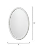 Jamie Young Co. Ovation Oval Mirror 6OVAT-MIWH