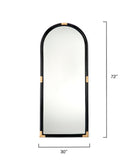 Jamie Young Co. Saltwater Floor Mirror 6SALT-FMBK