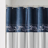 Croscill Vicenza Glam/Luxury 100% Polyester Shower Curtain CCL70-0040