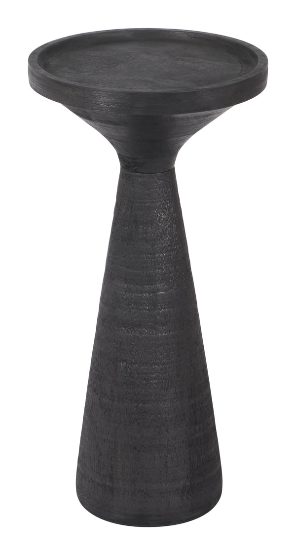 Zuo Modern Omni Mango Wood Modern Commercial Grade Side Table Black Mango Wood