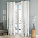 Madison Park Andora Transitional 100% Polyester Lined Window Panel WIN40-100
