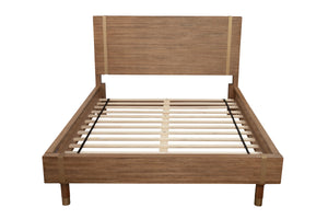 Alpine Furniture Easton Full Size Platform Bed 2088-08F Sand Mahogany Solids & Veneer 59.5 x 82 x 46