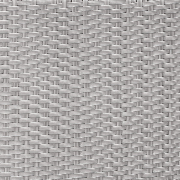 Zuo Modern Metropolitan Aluminum, Polyethylene Modern Commercial Grade Arm Chair Set - Set of 2 Gray, Silver Aluminum, Polyethylene