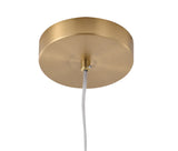 Bethel Gold LED Pendant in Stainless Steel & Glass