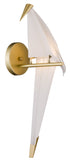 Bethel Gold LED Wall Sconce in Metal & Acrylic