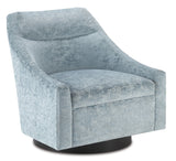 Pryce Cerulean Swivel Chair