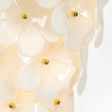 Glass Flower Wall Sconce