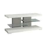 Contemporary 2-shelf TV Console