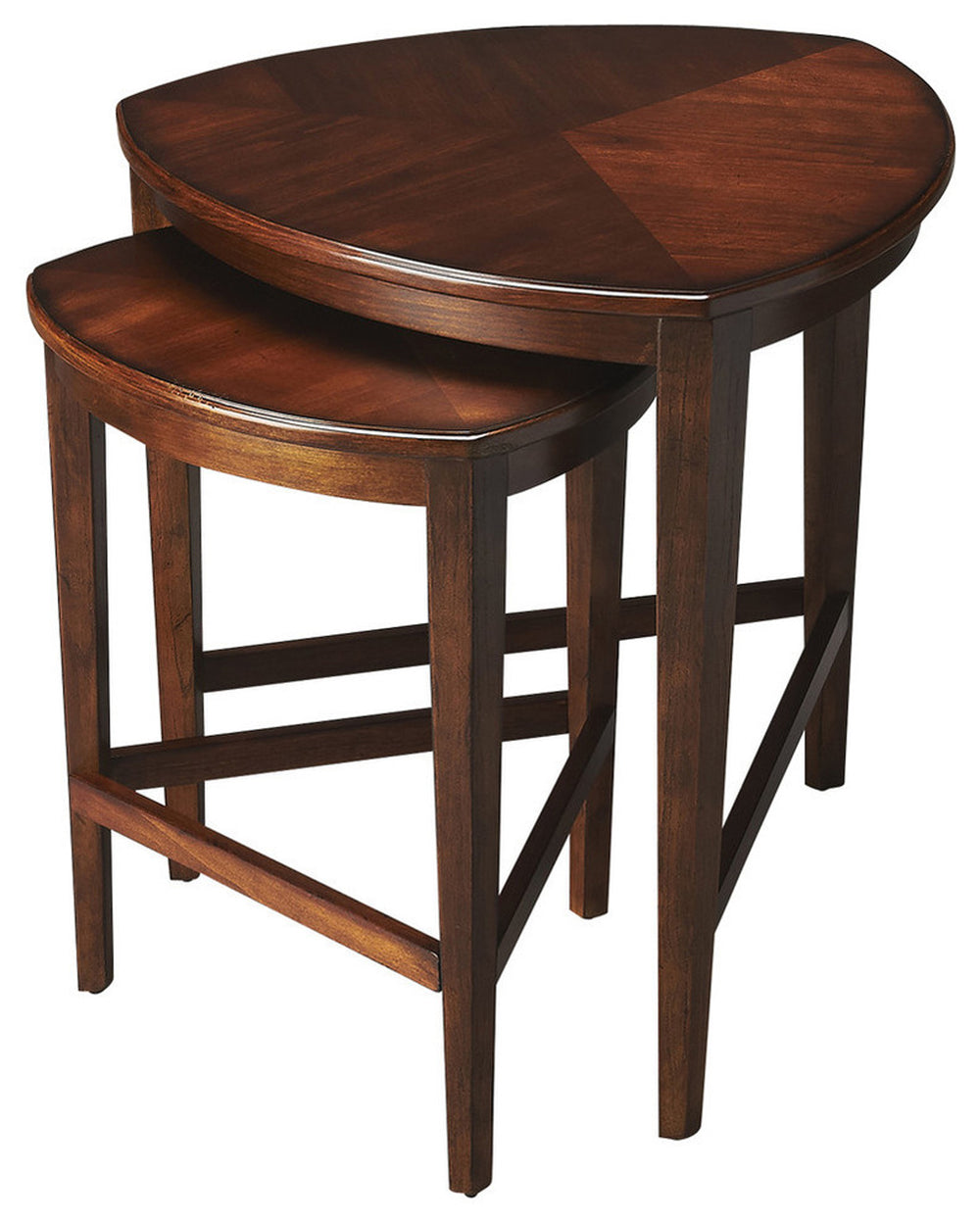 Butler Specialty Finnegan Antique Cherry  Triangle Nesting Tables 7010011