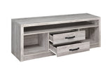 Casual 2-drawer TV Console Grey Driftwood