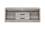 Casual 2-drawer TV Console Grey Driftwood