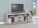 Casual 2-drawer TV Console Grey Driftwood