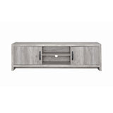 Casual 2-door TV Console Grey Driftwood