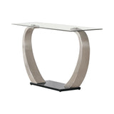 Modern Rectangular Sofa Table Satin