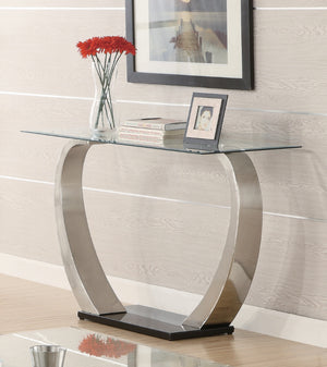 Modern Rectangular Sofa Table Satin