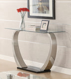 Modern Rectangular Sofa Table Satin